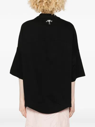 Plan C Crew-neck T-shirt In Black