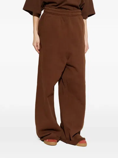 Entire Studios Elasticated-waist Track Pants In Brown