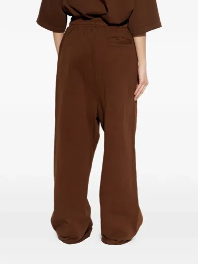 Entire Studios Elasticated-waist Track Pants In Brown