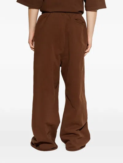 Entire Studios Elasticated-waist Track Pants In Brown