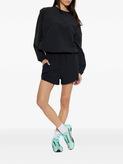Rethinkit Studios Drawstring Long-sleeve Knitwear In Black
