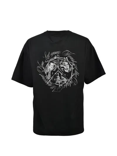 Kamiya Printed T-shirt In Black