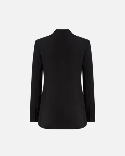 Pinko - Fitted Double-breasted Jacket - 46 In Black