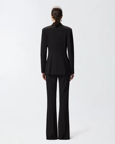 Pinko - Fitted Double-breasted Jacket - 46 In Black