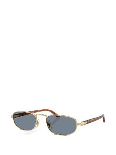 Persol Womens Gold Po1028s Pillow-frame Metal Sunglasses