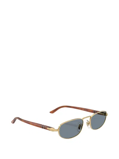 Persol Womens Gold Po1028s Pillow-frame Metal Sunglasses