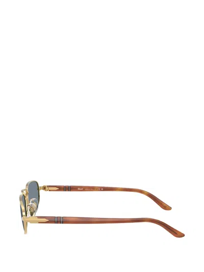 Persol Womens Gold Po1028s Pillow-frame Metal Sunglasses