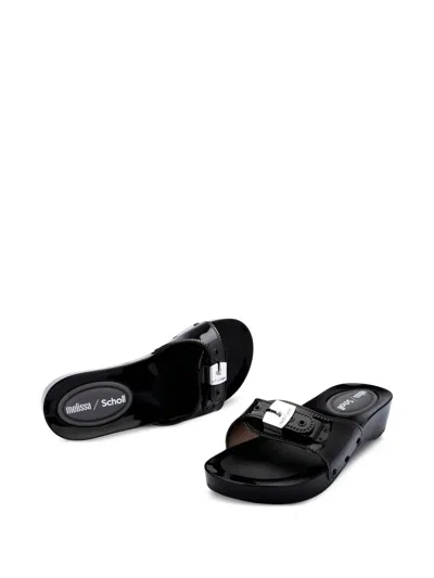 Melissa X Scholl Pescura Platform Slide Sandal In Black