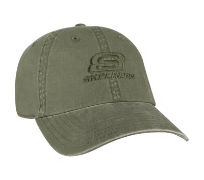 Skechers Washed Triple S Hat In Pattern