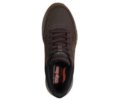 Skechers Arch Fit Orvan Moxley Oxford In Brown