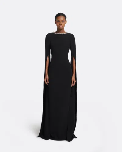 Safiyaa London Talina Long Dress In Black