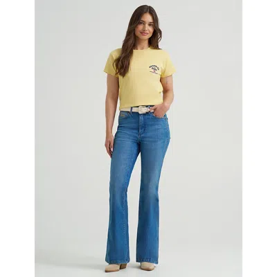 Wrangler X Coors Women's Yellow Logo Graphic T-shirt