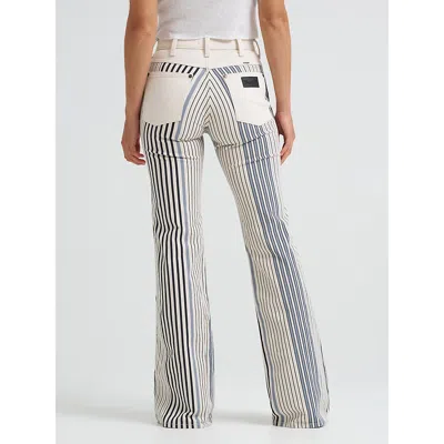 Wrangler Western Wide Leg Jeans In White
