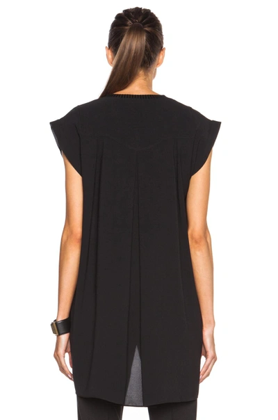 Shop By Malene Birger Annomi Poly Top In Black