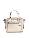 COACH Coach Swagger 21 Pebble Leather Handbag,37444LI/PLATINUM