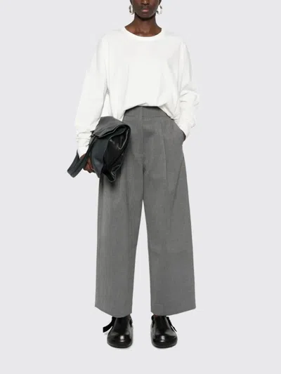 Studio Nicholson Loop Oversized Mercerized Cotton Jersey Tee In White