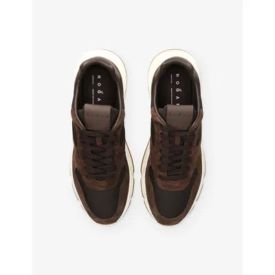 Hogan Hyperlight Lace-up Sneakers In Burgundy