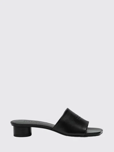 Mm6 Maison Margiela Mm6 By Maison Margiela Numeric Sandal With Engraved Logo Band In Black