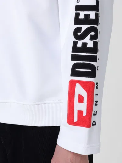 Diesel Logo-printed Cotton Sweatshirt In Multi