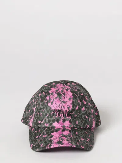 Versace Jeans Couture Patterned Cap Hat In Purple