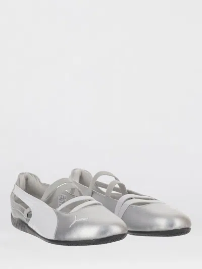Puma Speedcat Ballet Metallic Women S Shoes In Silver