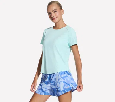 Skechers Stripe Peformance T-shirt In White