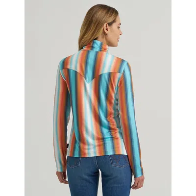 Wrangler Women's Skye Multicolor Stripe Print Pullover In Multi