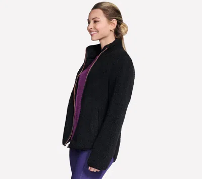Skechers Skechsherpa Jacket In Black