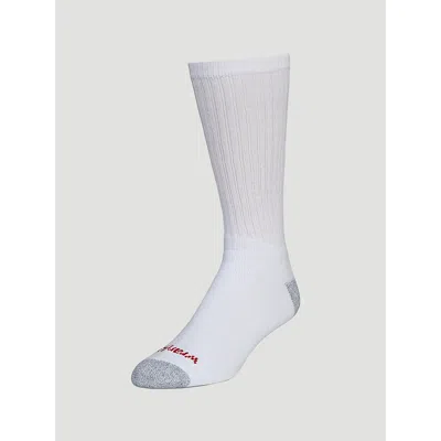 Wrangler Men's Crew Work Sock (12-pack) In White In White