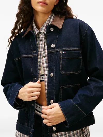 Tommy Hilfiger Patch-pocket Jacket In Blue