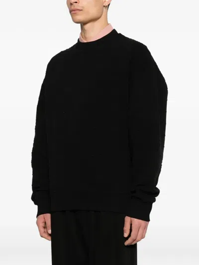 Amiri Embossed Pattern Sweatshirt In Black