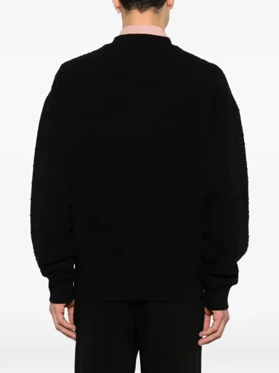 Amiri Embossed Pattern Sweatshirt In Black