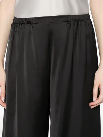 Imperial Elasticated Palazzo Pants In Black