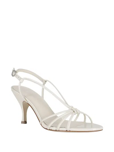 Aeyde Knotted Strap Pumps In White