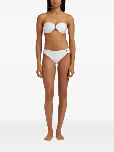 Vilebrequin Ring-detail Bandeau-style Bikini Top In White
