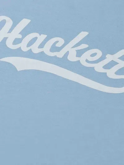 Hackett Logo T-shirt In Blue