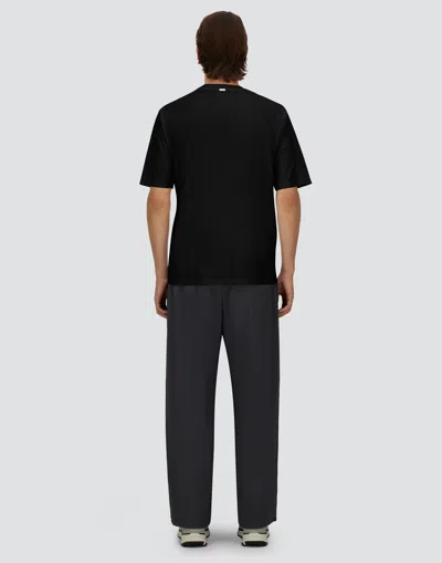 Herno T-shirt In Superfine Cotton Stretch And Light Scuba In Multi