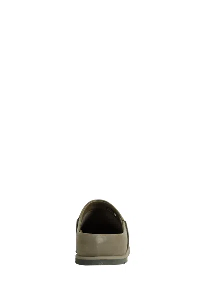 Ugg ® Men's Otzo Clog Nubuck Shoes In Burnt Olive In Green