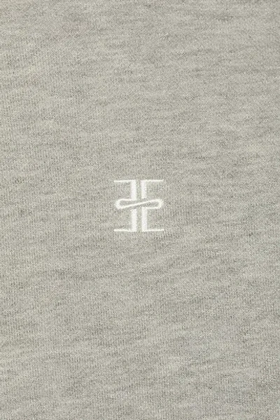 Éterne Oversized Half Zip Sweatshirt In Gray