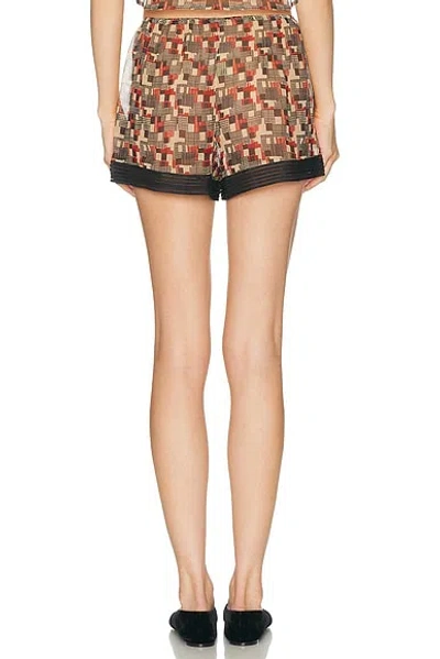 Bode Quadrille Tap Short In Multi