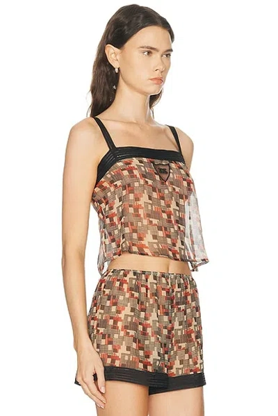 Bode Quadrille Tank In Multi