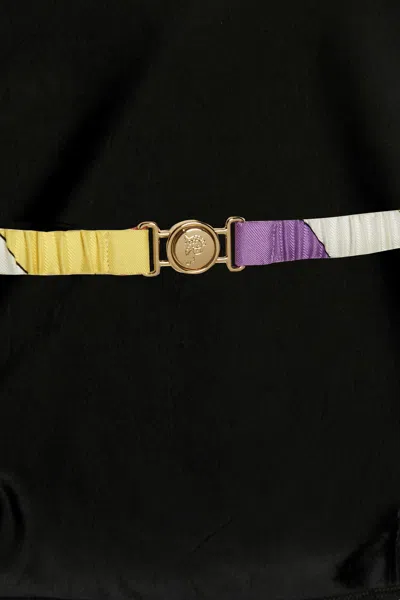 Pucci Open-back Crop Top In Black