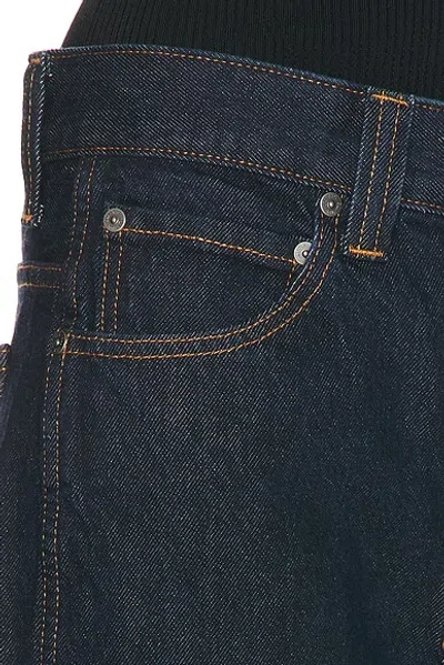 Khaite Boyle Cuffed Straight-leg Capri Jeans In Blue