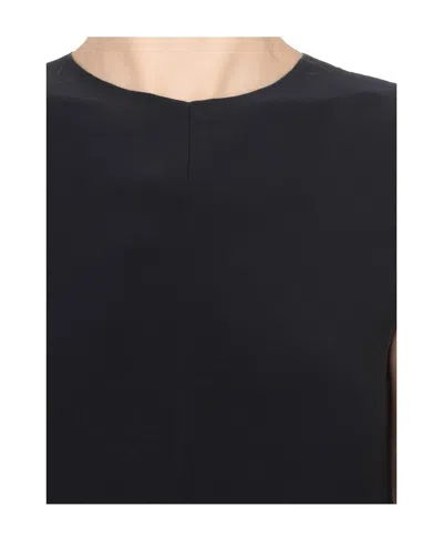 Norma Kamali Stretch Fabric Jumpsuit In Black