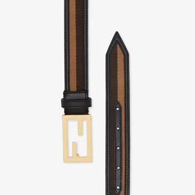 Fendi Ff Buckle Belt In Pattern
