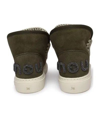 Mou Suture Short Boot In Brown