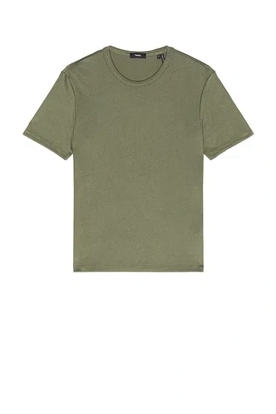 Theory Anemon Essential Tee In Green