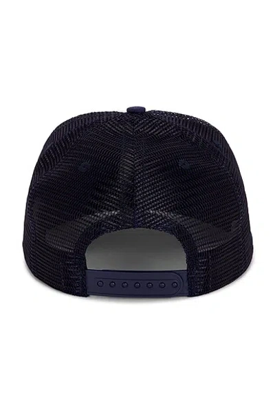 Rhude Usa Sailing Icon Trucker Hat In Blue