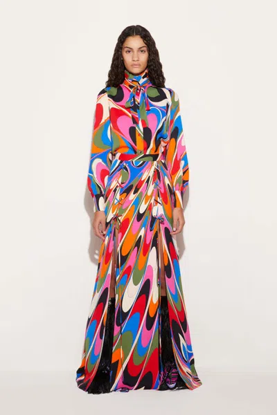 Pucci Onde-print Shirt In Multi