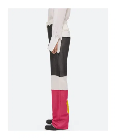 Helmut Lang Patchwork Car Trousers In Multi